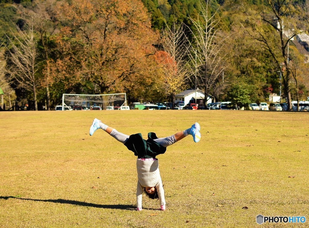 どこでも側転ガール