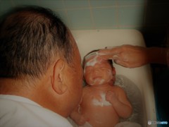 みんなでお風呂