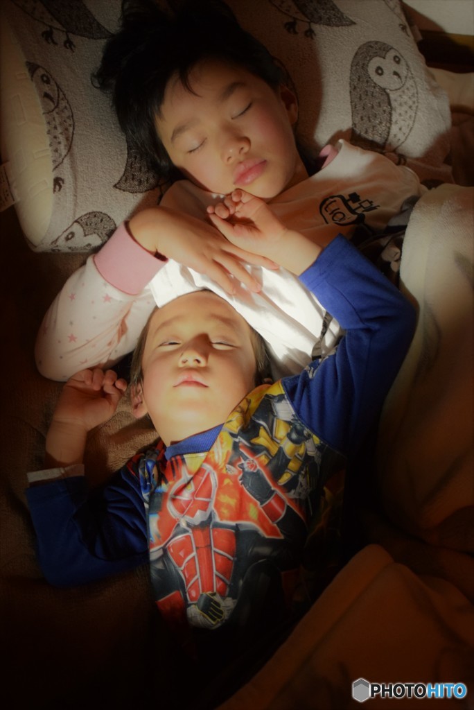 Sleeping kids♪