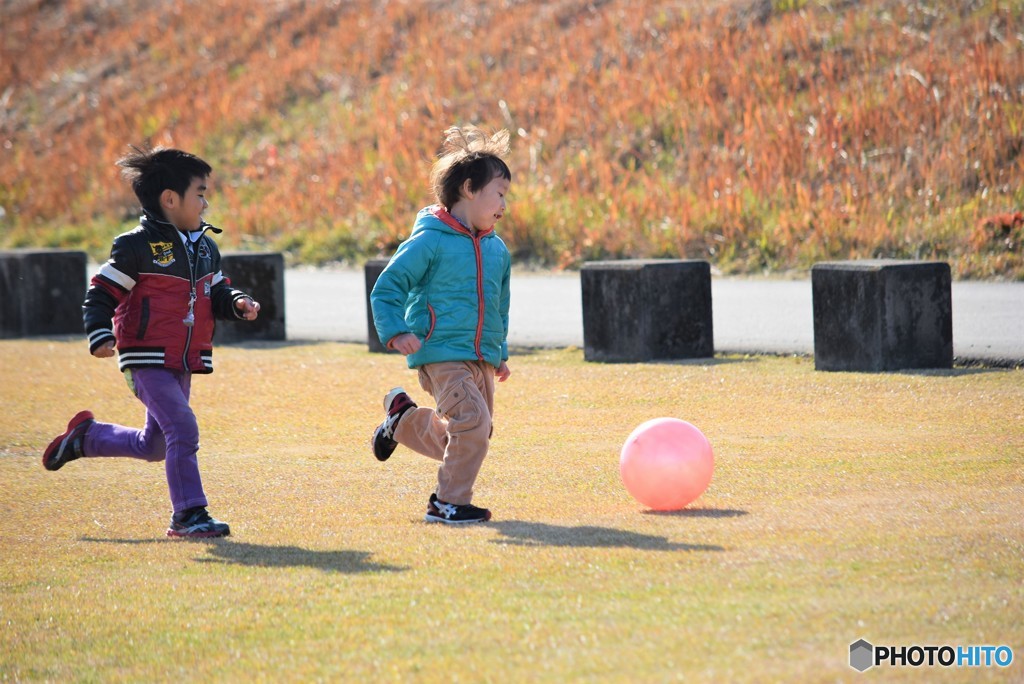 サッカーもどき♪