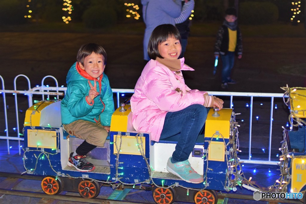 イルミネーション列車に乗って♪