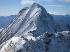 雪の赤岳