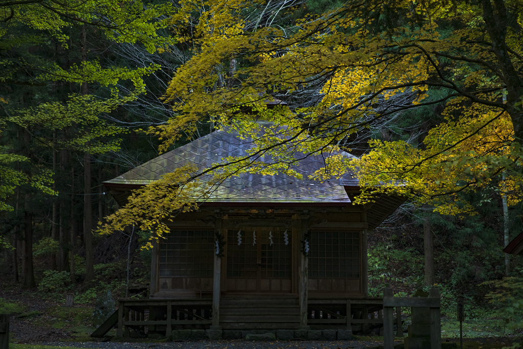 神聖な場所にて