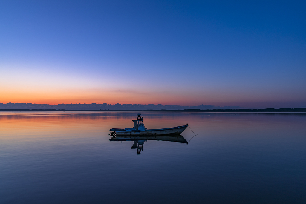 湖の朝