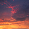 久しぶりの夕焼け