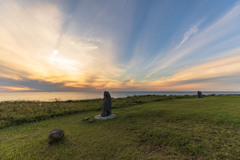 入道崎の夕暮れ