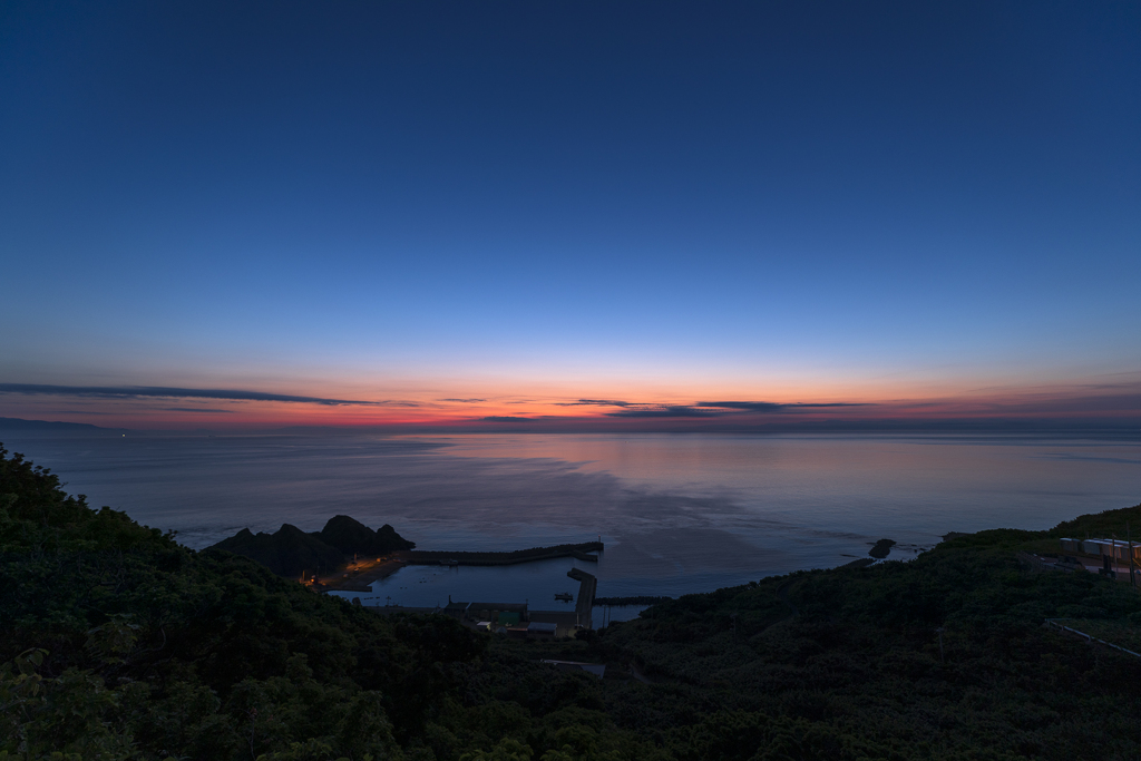 龍飛崎の朝