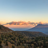 夕暮れの岩手山