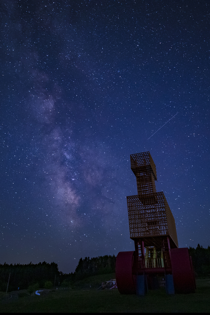 馬と流星と天の川