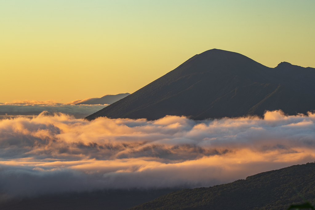 岩手山の朝