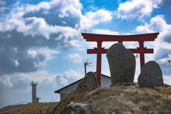 鳥居と灯台