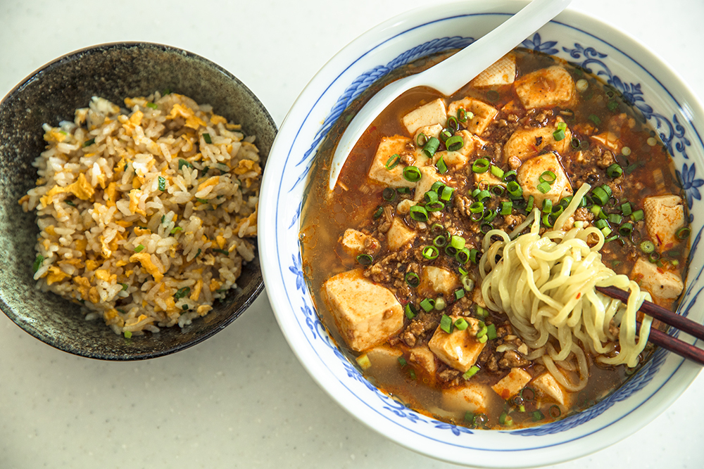 自家製麻婆ラーメン♫