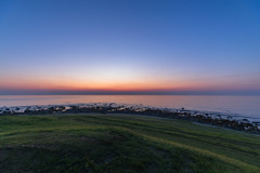 小舟渡海岸の朝