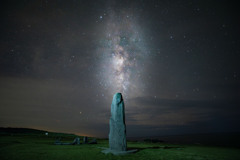 入道崎の星空