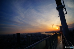 夕日