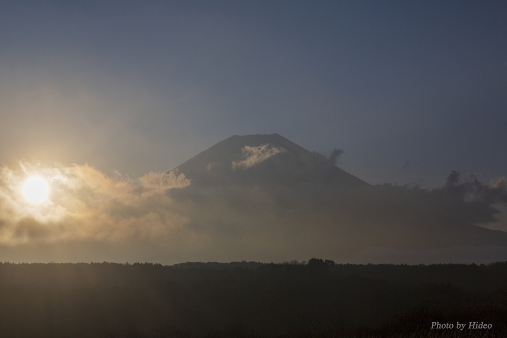 朝霧高原の朝