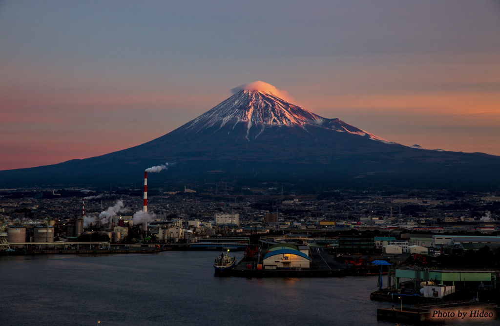 田子の浦からの富士山