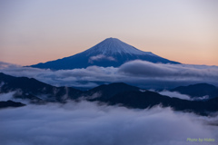 雲海と富士1
