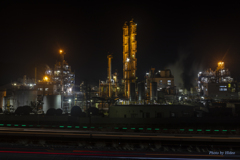 蒲原の工場夜景