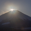 山中湖パノラマのダイヤモンド富士