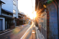 夕暮れ