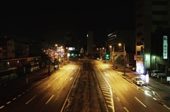 歩道橋より