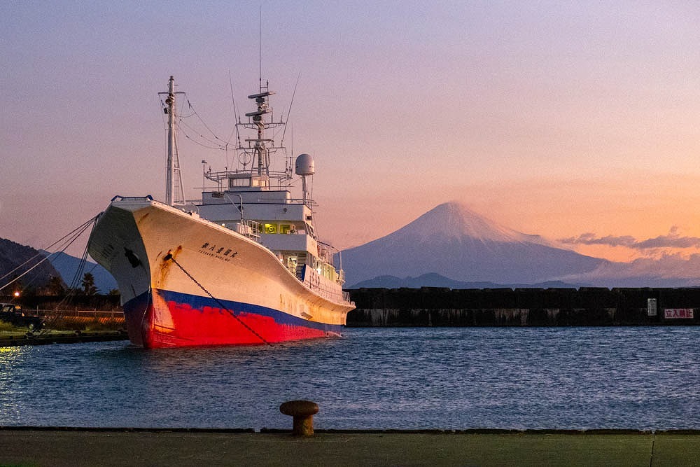 駿河湾の夜明け（１）