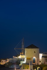 夜のサントリーニ島（１）