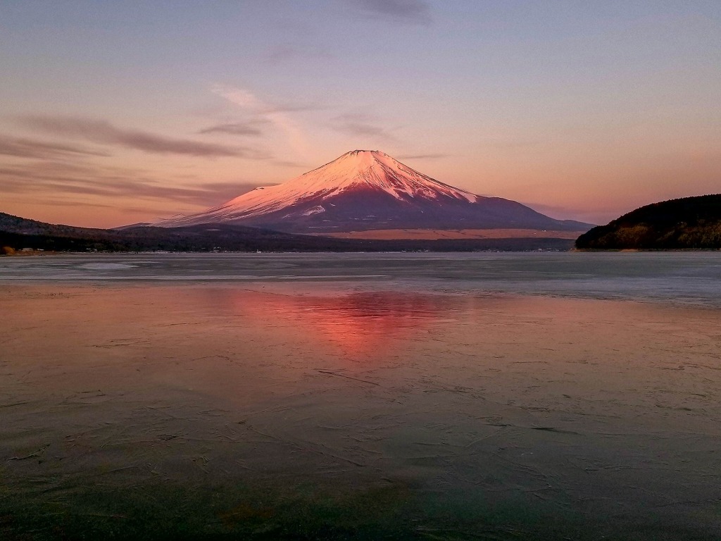冬の赤富士