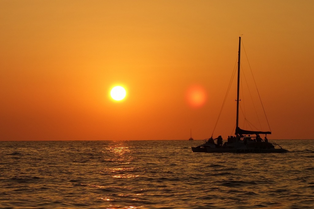ハワイ島の夕日（５）