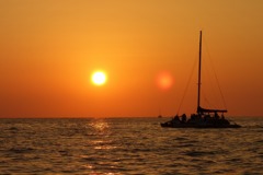 ハワイ島の夕日（５）