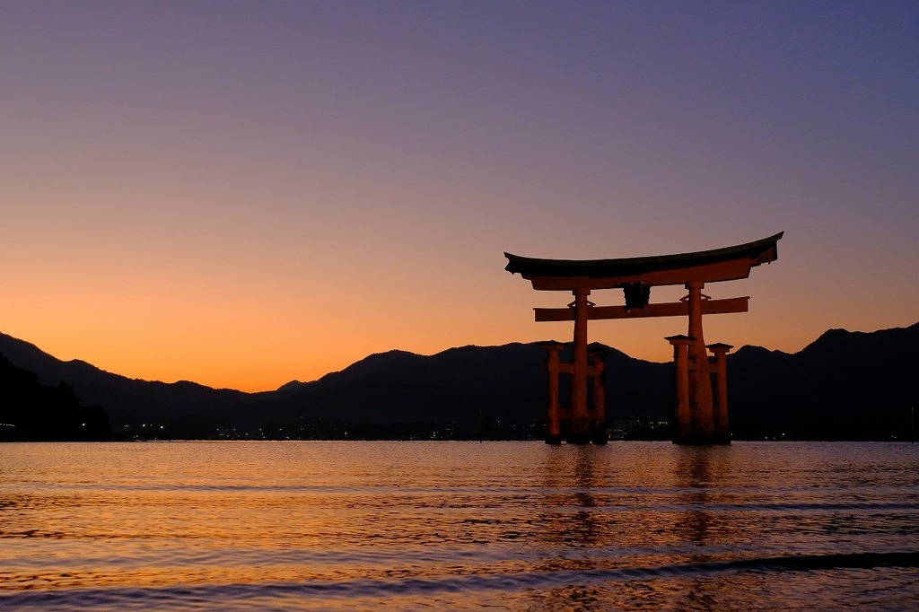 宮島の夕暮れ（４）