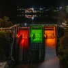 夜の高遠ダム