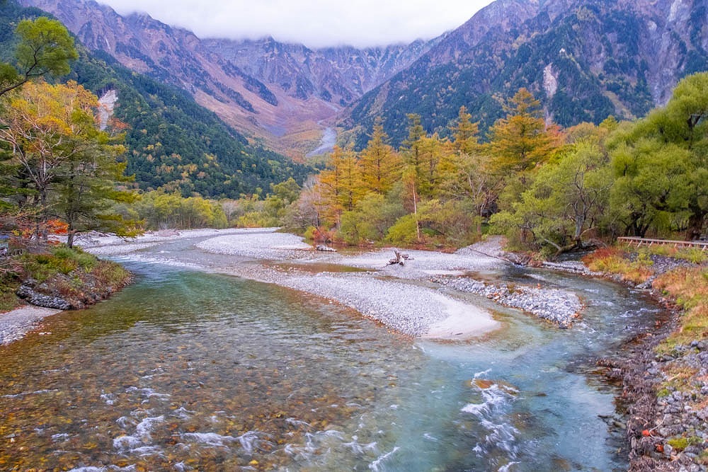 秋の上高地（２）