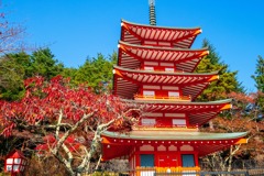 秋の忠霊塔（２）