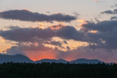 霊場恐山の夕暮れ（１）