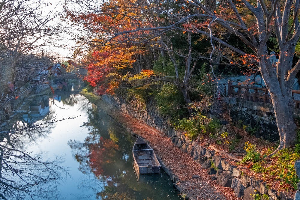 夕暮れの近江八幡（１）