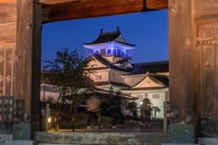松川城の夜景（３）