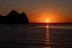 西伊豆の夕日
