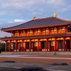 夕日に染まる興福寺（１）