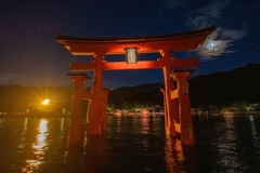 夜の厳島神社（５）