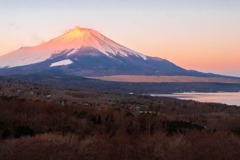 朝焼けの富士（１）