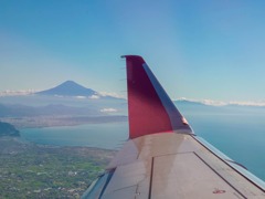 飛行機と富士山（２）