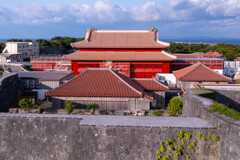 完成間近の首里城（７）