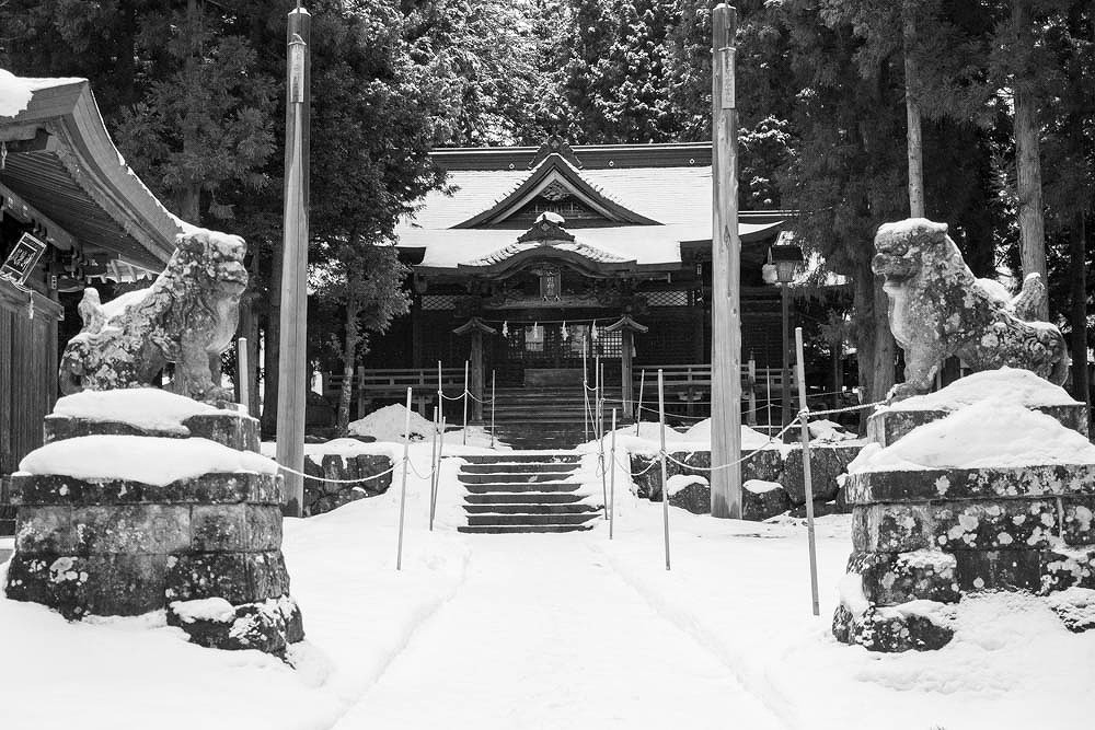 渋温泉の冬（４）