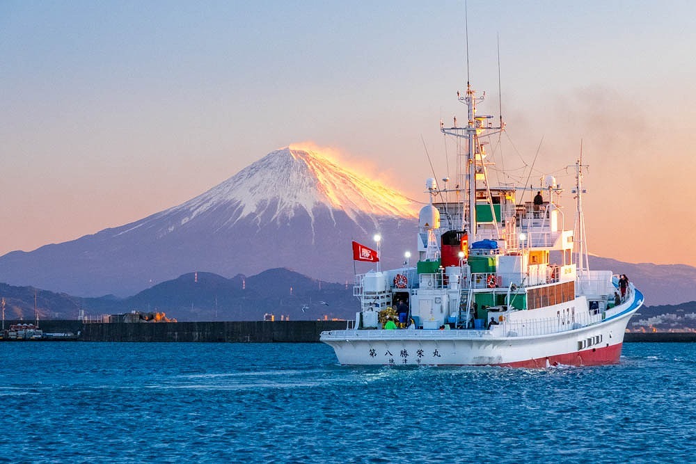 駿河湾の夜明け（８）