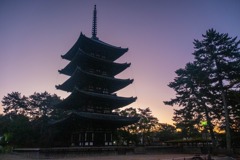 奈良の夜明け（（１）