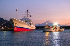 駿河湾の夜明け（６）