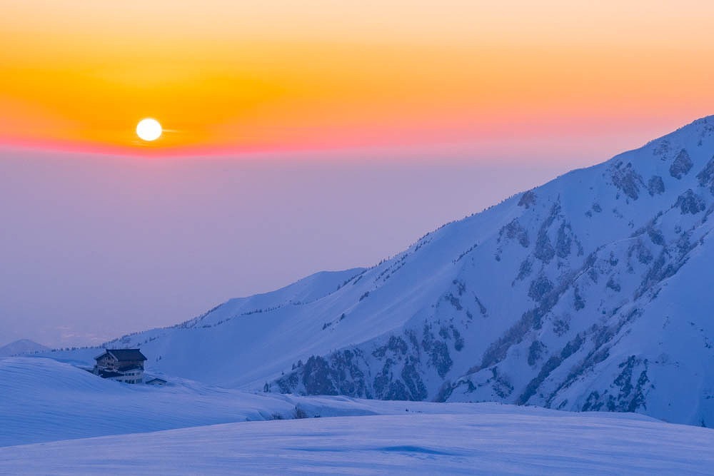 立山の夕日（５）