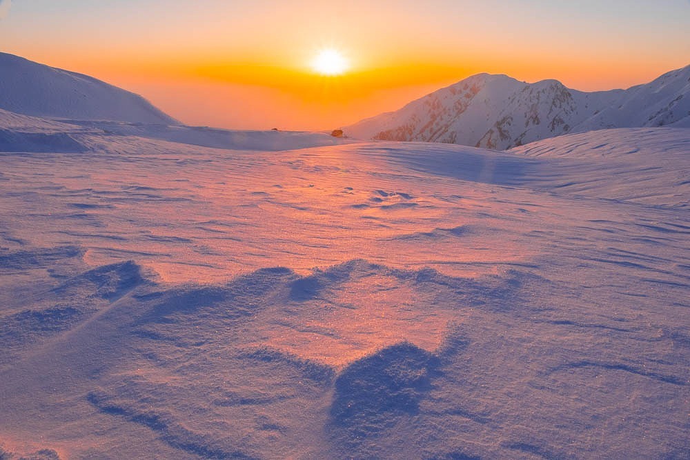 立山の夕日（１）